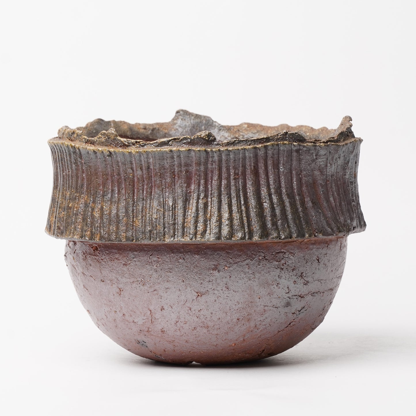Ichiro Mori planter L Bizen Woodfired