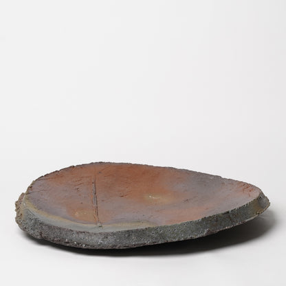 Ichiro Mori Large Plate Bizen Woodfired