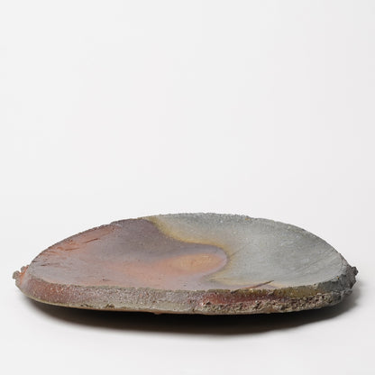 Ichiro Mori Large Plate Bizen Woodfired