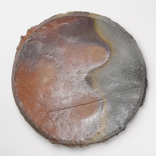 Ichiro Mori Large Plate Bizen Woodfired