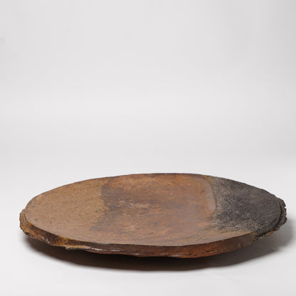 Ichiro Mori Extra Large Plate Bizen Woodfired