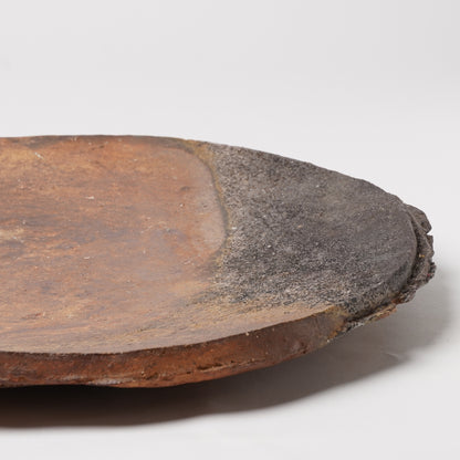 Ichiro Mori Extra Large Plate Bizen Woodfired