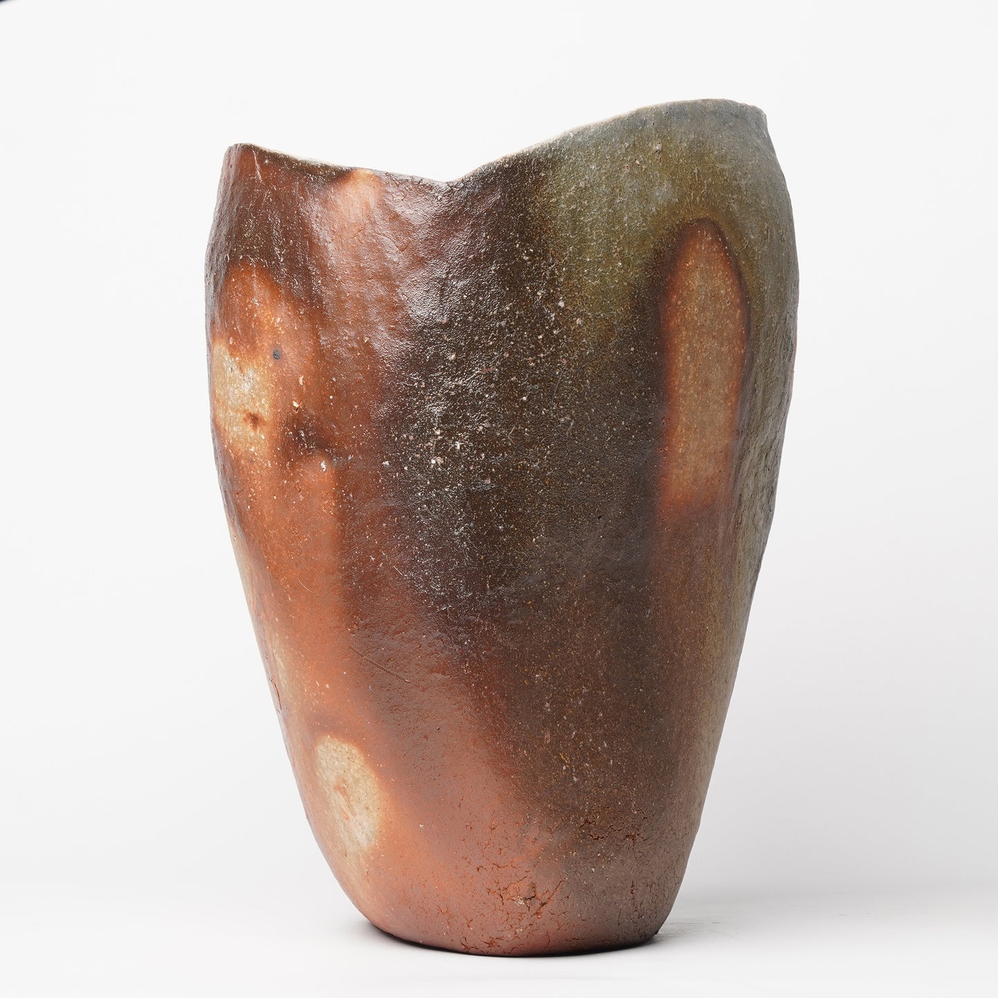 Ichiro Mori Flower Vase Bizen Woodfired