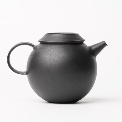 Hands of Mino Exhibition Tatsuya Hattori Tea Pot Black Glaze