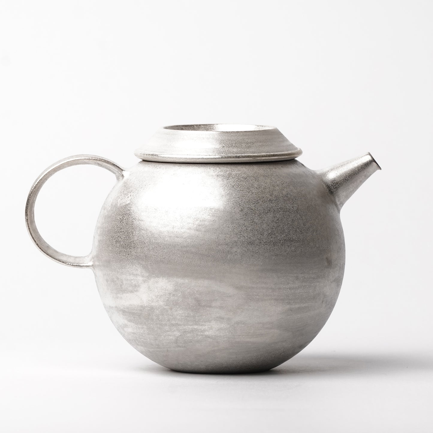 Hands of Mino Exhibition Tatsuya Hattori Tea Pot with silver