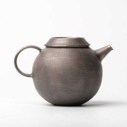 Hands of Mino Exhibition Tatsuya Hattori Tea Pot with silver