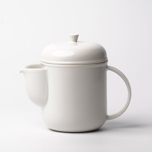 Hands of Mino Exhibition Tatsuya Hattori Tea Pot White Glaze