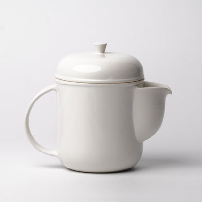 Hands of Mino Exhibition Tatsuya Hattori Tea Pot White Glaze