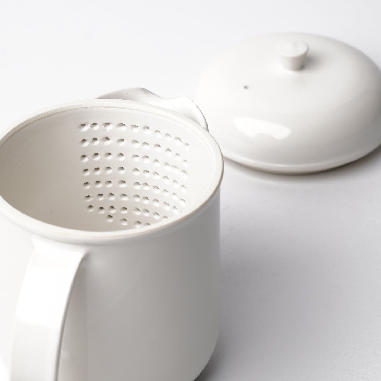 Hands of Mino Exhibition Tatsuya Hattori Tea Pot White Glaze