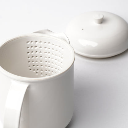 Hands of Mino Exhibition Tatsuya Hattori Tea Pot White Glaze