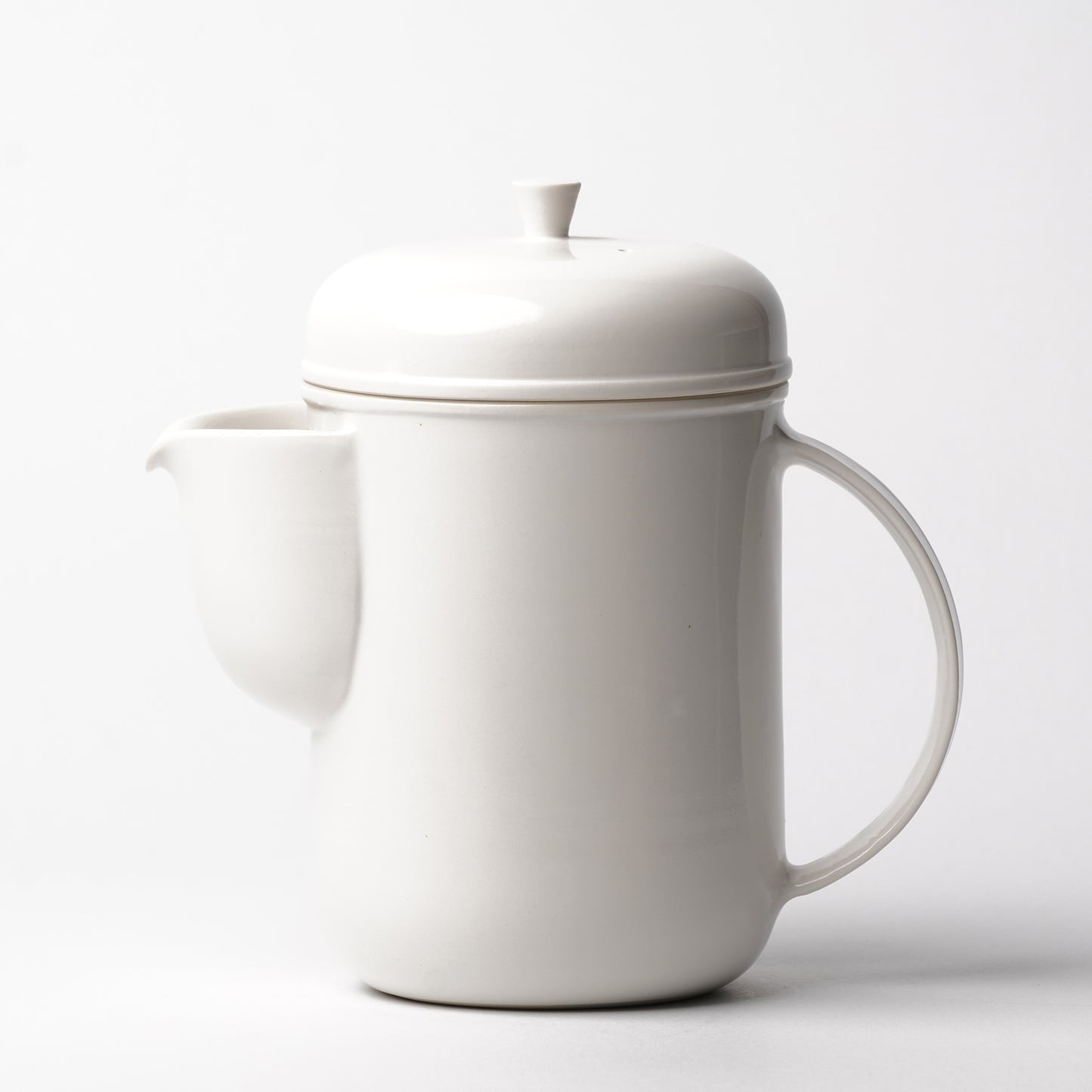 Hands of Mino Exhibition Tatsuya Hattori Tea Pot White Glaze