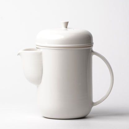 Hands of Mino Exhibition Tatsuya Hattori Tea Pot White Glaze