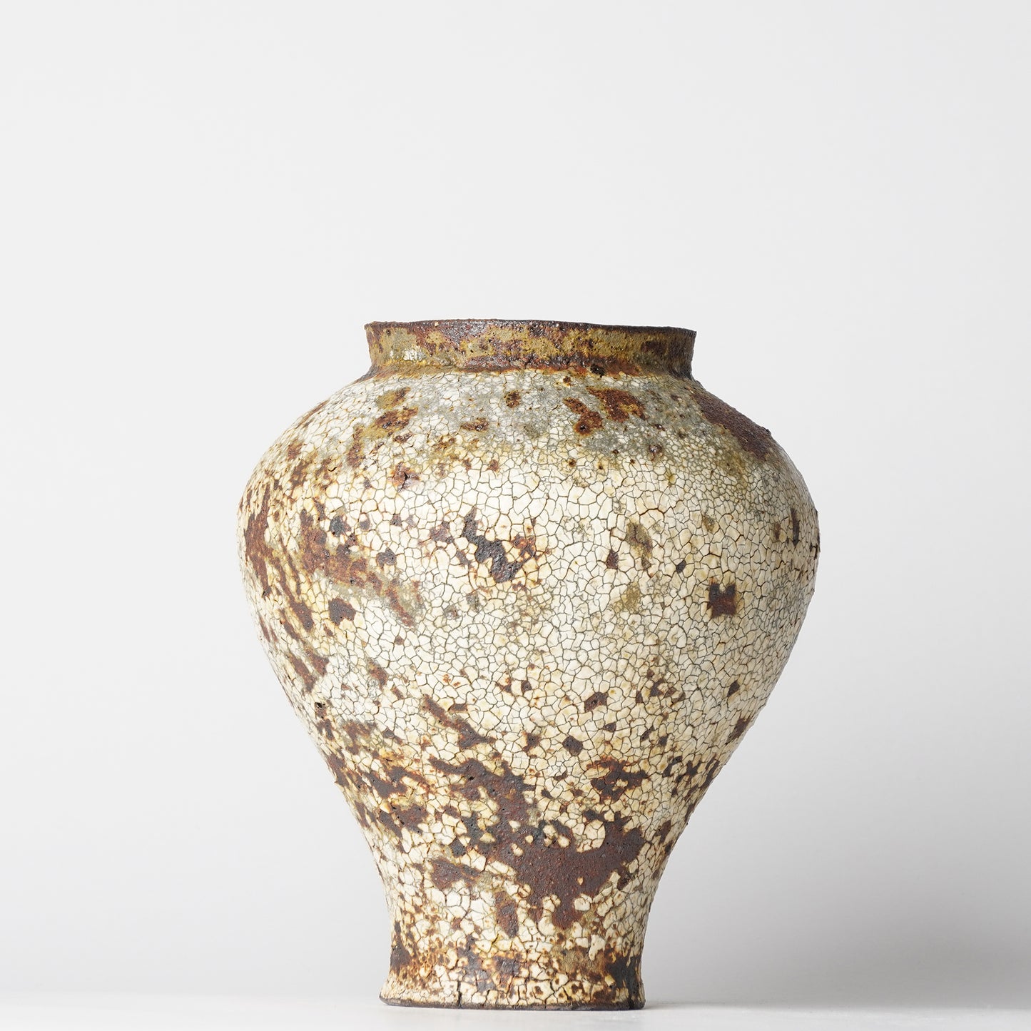 Futoshi Yamashita Volcanic Pottery Flower Vase