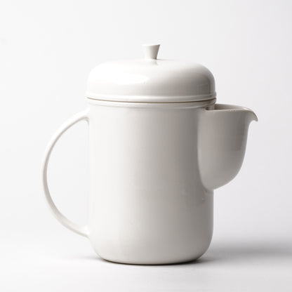 Hands of Mino Exhibition Tatsuya Hattori Tea Pot White Glaze