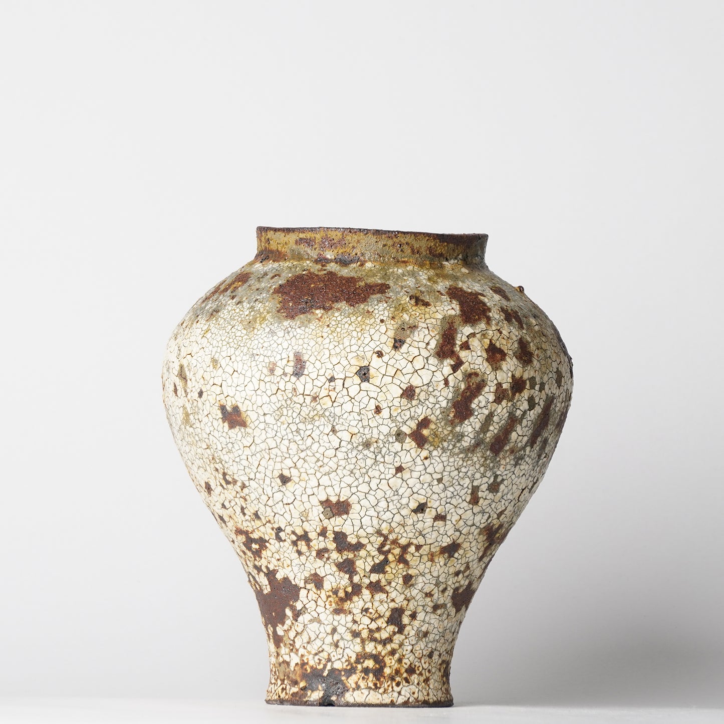 Futoshi Yamashita Volcanic Pottery Flower Vase