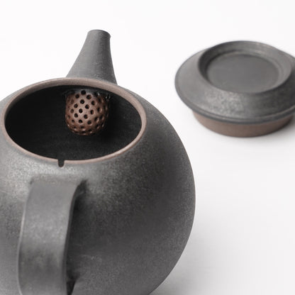 Hands of Mino Exhibition Tatsuya Hattori Tea Pot Black Glaze