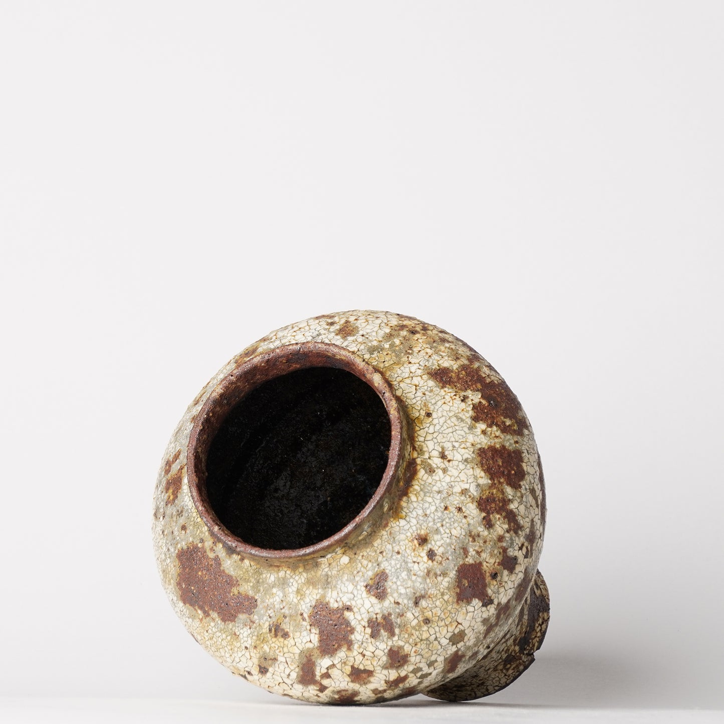 Futoshi Yamashita Volcanic Pottery Flower Vase