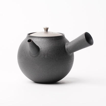 Hands of Mino Exhibition Tatsuya Hattori Tea Pot with silver