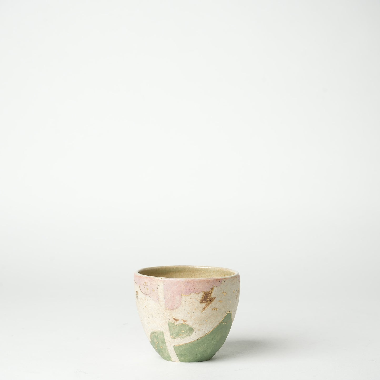 Izumi Sakai Yunomi Tea Cup with gold