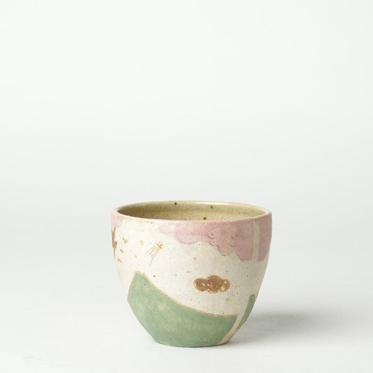 Izumi Sakai Yunomi Tea Cup with gold