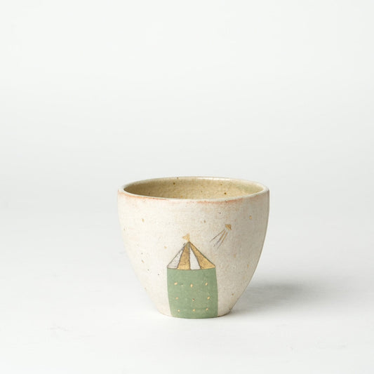 Izumi Sakai Yunomi Tea Cup with gold