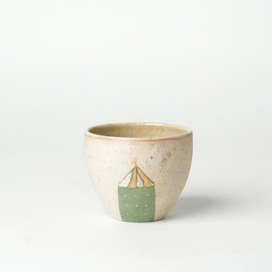 Izumi Sakai Yunomi Tea Cup with gold