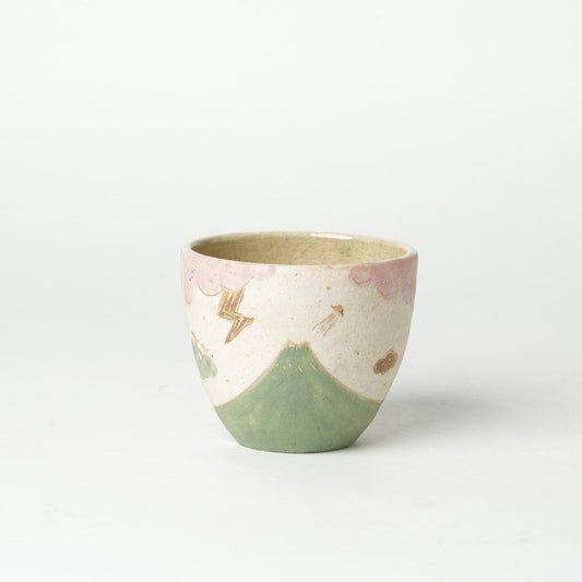 Izumi Sakai Yunomi Tea Cup with gold