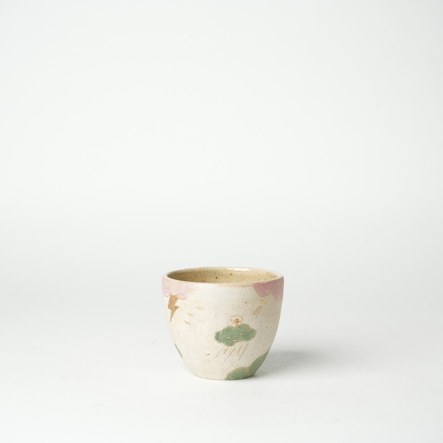 Izumi Sakai Yunomi Tea Cup with gold