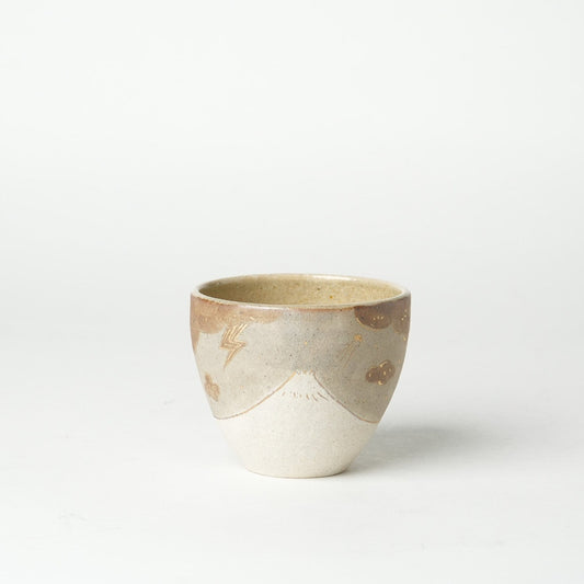 Izumi Sakai Yunomi Tea Cup with gold with gold