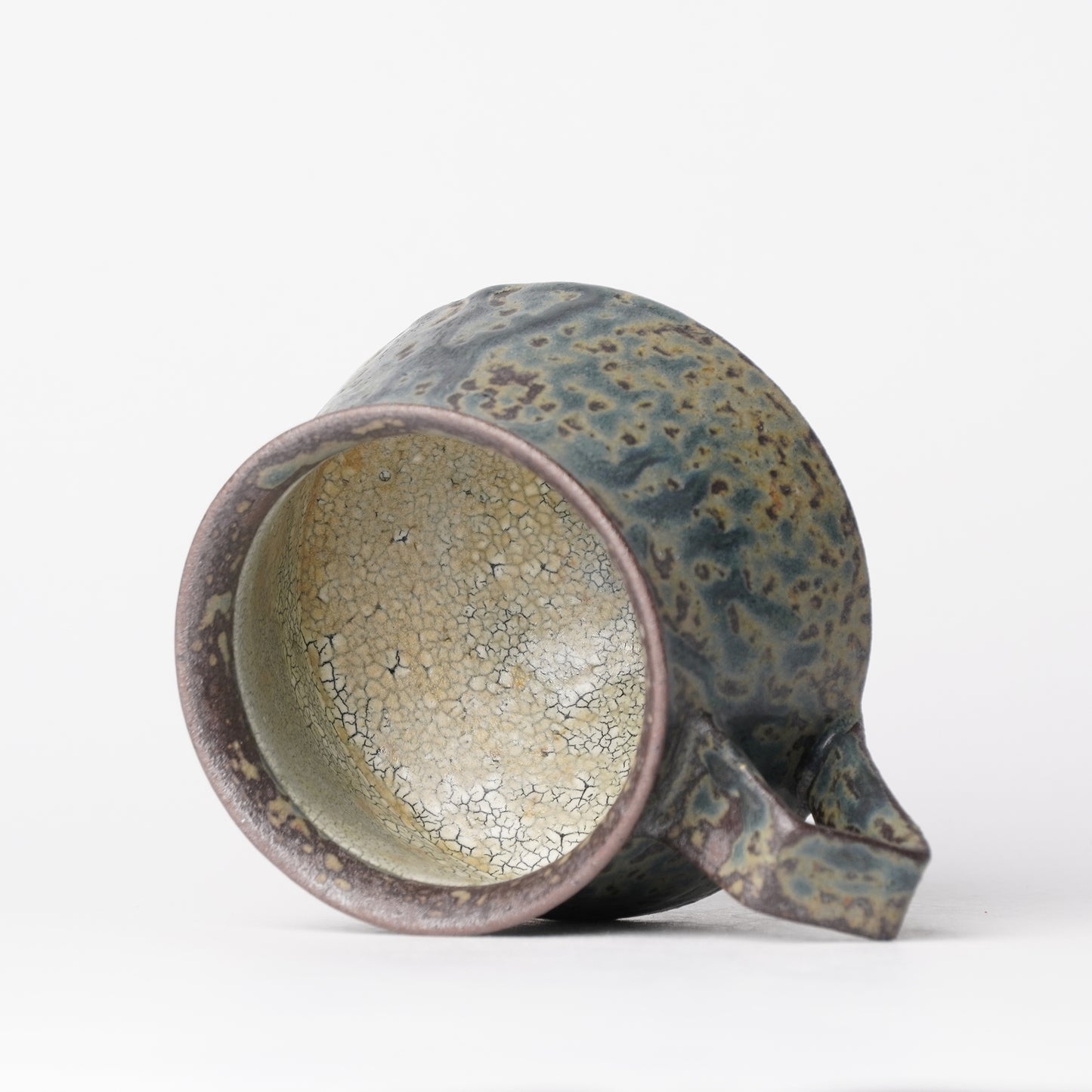 Futoshi Yamashita Volcanic Lava Indigo Mug