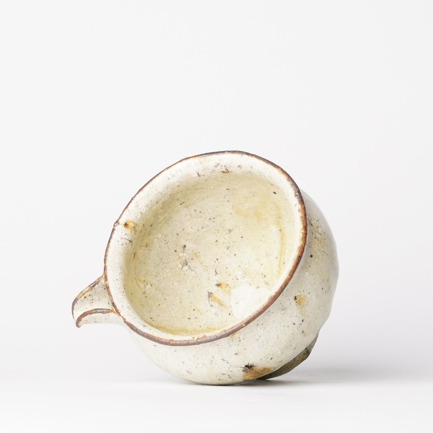 Futoshi Yamashita Volcanic Katakuchi Sake Server Cup Set