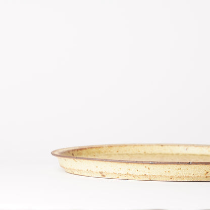 Futoshi Yamashita Volcanic Pottery Dinner Plate