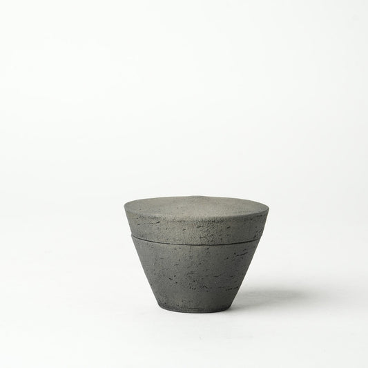 Mutsumi Ohashi Yakishime Futamono Grey