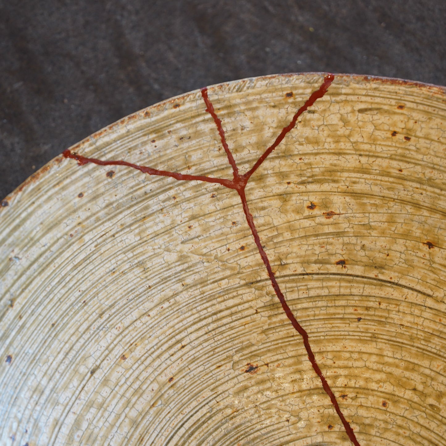 Kintsugi Shimpei Mawatari Brushed Glaze Bowl