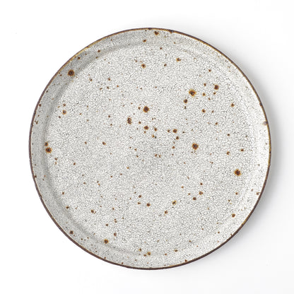 Futoshi Yamashita Volcanic Pottery White Plate