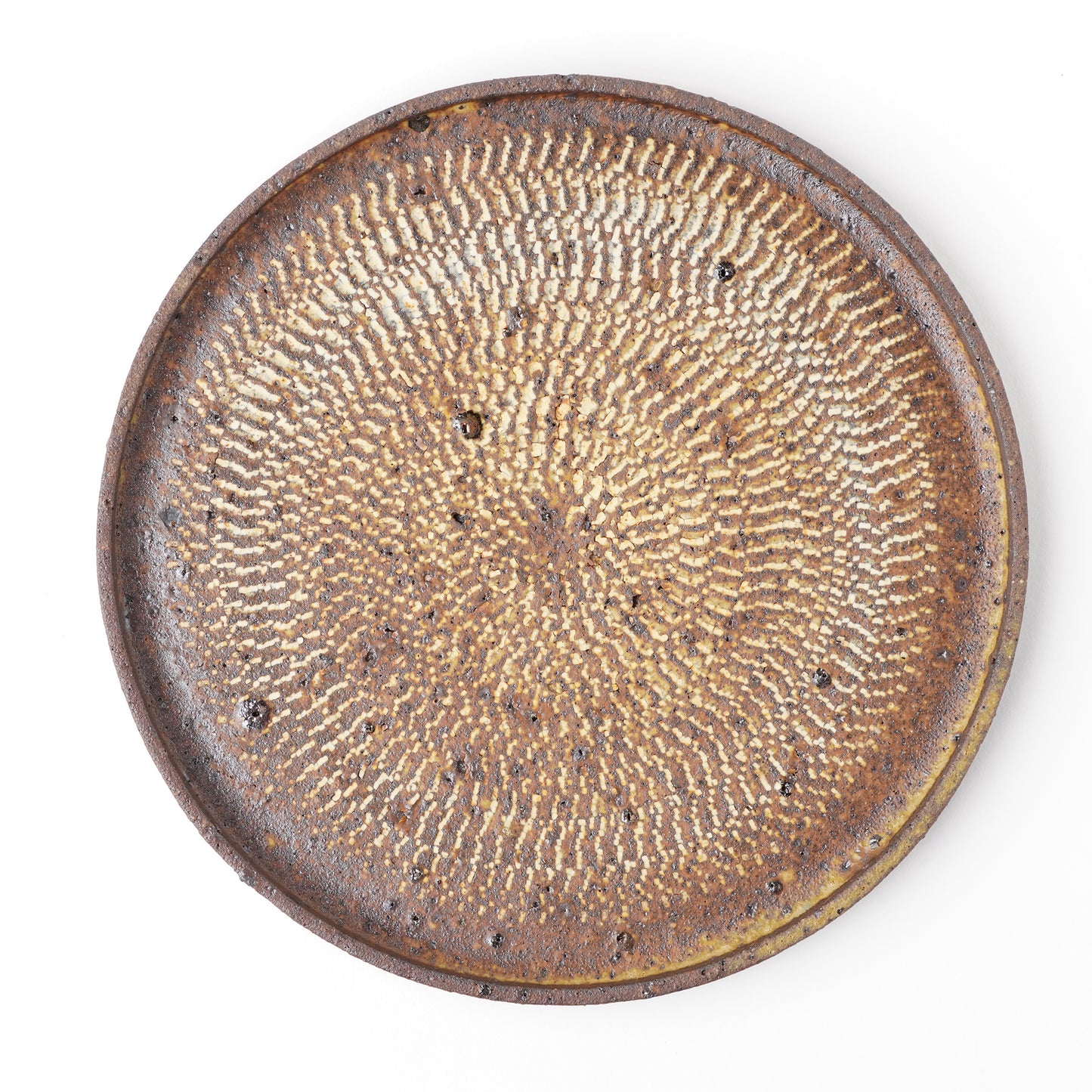 Futoshi Yamashita Volcanic Pottery Plate