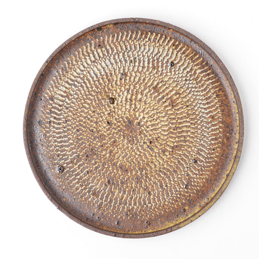 Futoshi Yamashita Volcanic Pottery Plate