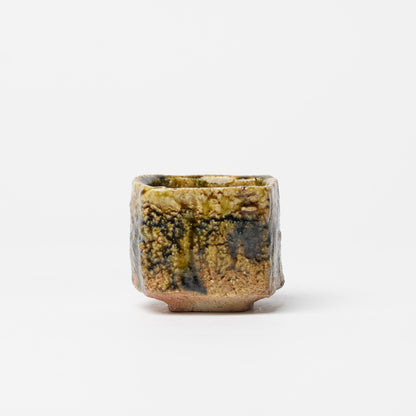 Takuya Kanamoto Oribe Glaze Guinomi Sake Cup