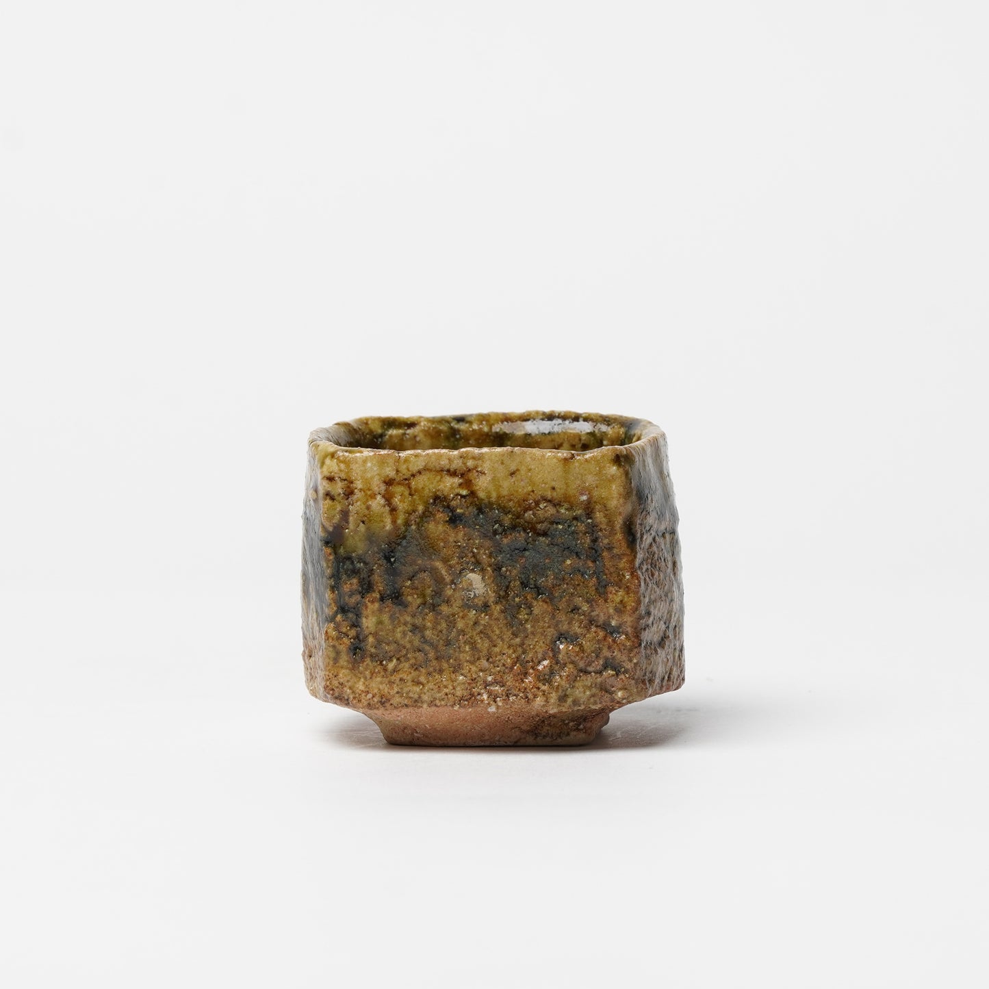 Takuya Kanamoto Oribe Glaze Guinomi Sake Cup