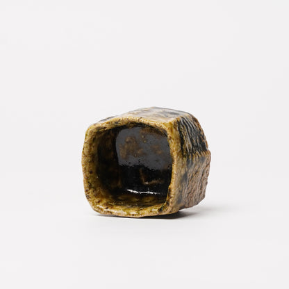 Takuya Kanamoto Oribe Glaze Guinomi Sake Cup