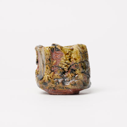Takuya Kanamoto Oribe Glaze Guinomi Sake Cup