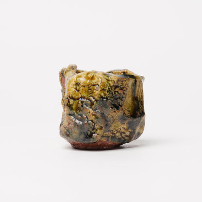Takuya Kanamoto Oribe Glaze Guinomi Sake Cup