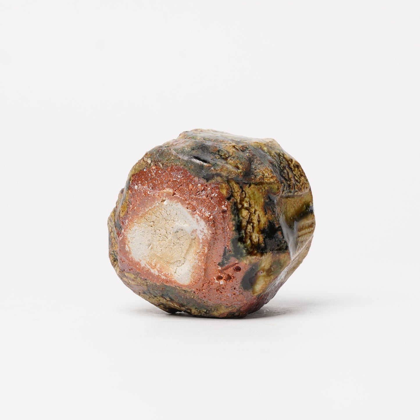Takuya Kanamoto Oribe Glaze Guinomi Sake Cup