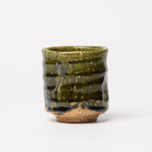 Takuya Kanamoto Oribe Glaze Yunomi Tea Cup