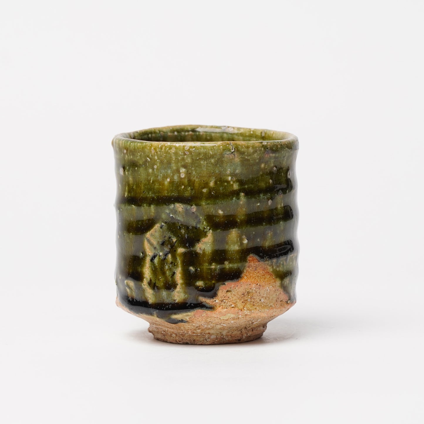 Takuya Kanamoto Oribe Glaze Yunomi Tea Cup