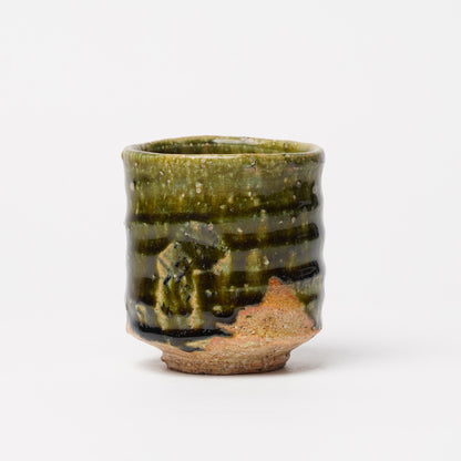 Takuya Kanamoto Oribe Glaze Yunomi Tea Cup