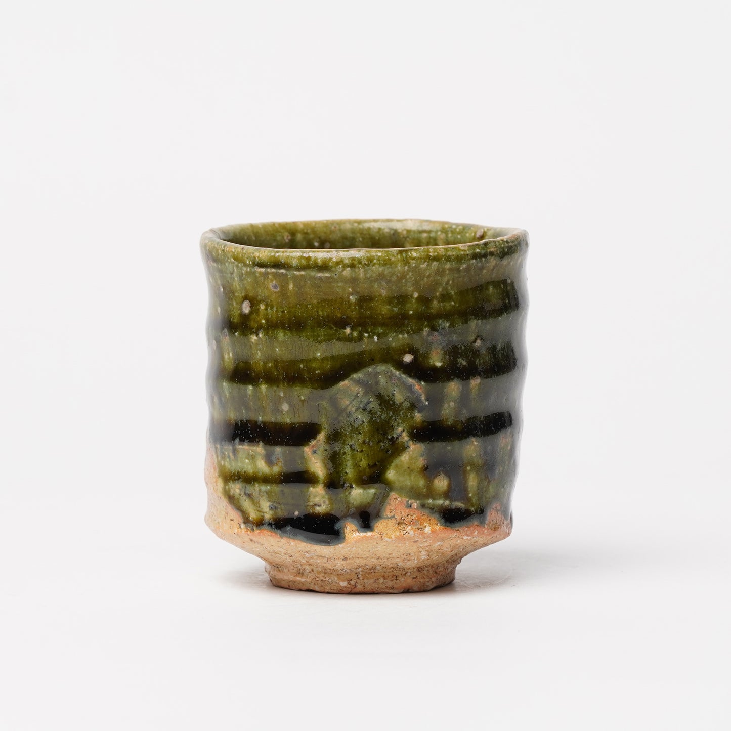 Takuya Kanamoto Oribe Glaze Yunomi Tea Cup