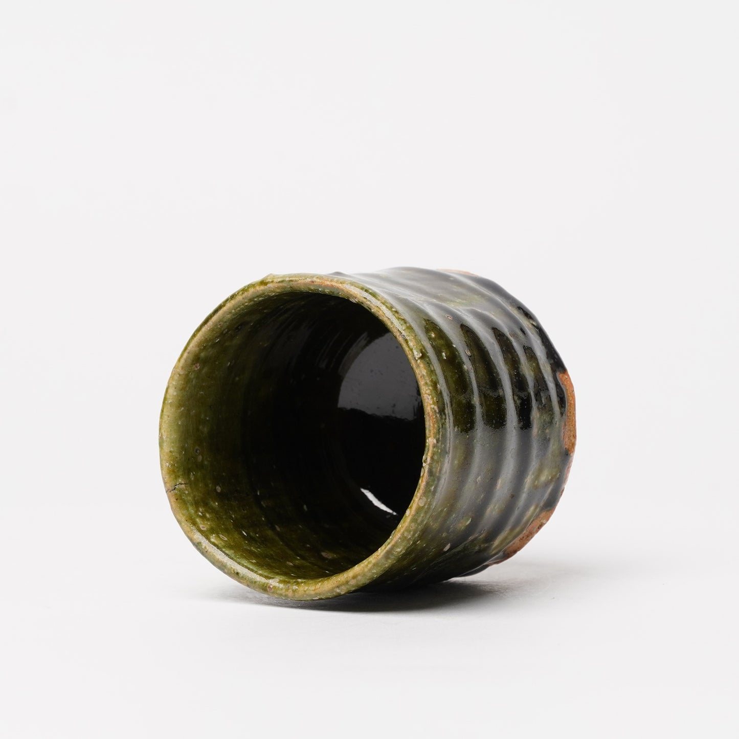 Takuya Kanamoto Oribe Glaze Yunomi Tea Cup