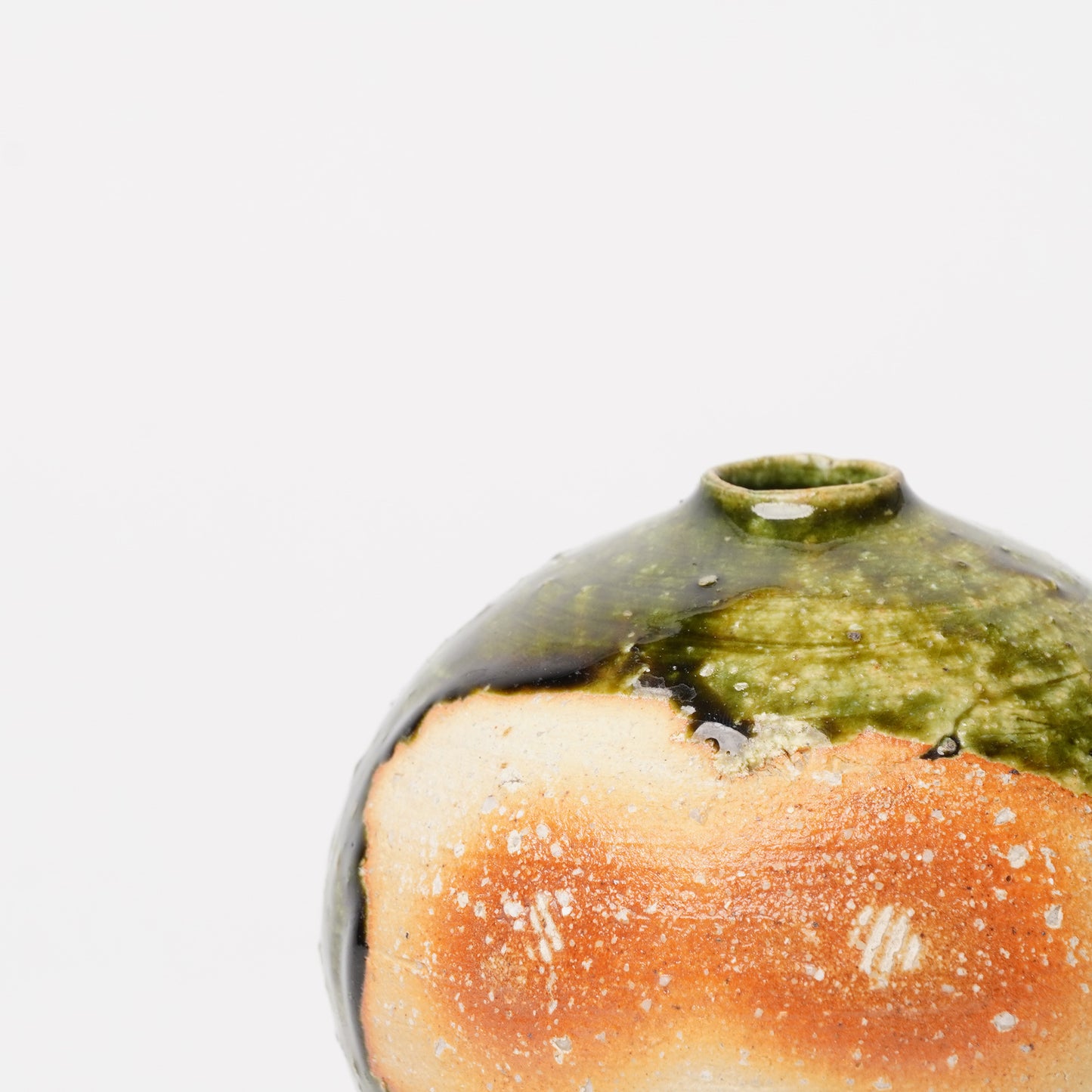 Takuya Kanamoto Oribe Glaze Vase