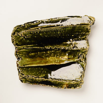 Takuya Kanamoto Oribe Glaze Trapezoid Plate